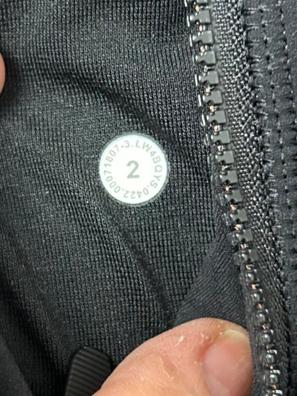 Lululemon Women's Define Hooded Nulu Jacket Black Full Zip Pockets Slim Fit Sz 2 - Picture 10 of 11